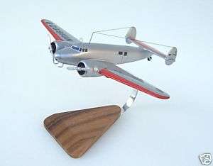 Electra L 10 Lockheed L 10E Wood Model Plane  