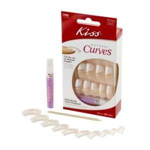  Kiss Natural Curves Nails Long Cmk02: Beauty
