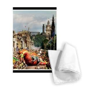 Edinburgh Festival fringe calvacade as it   Tea Towel 100% Cotton 