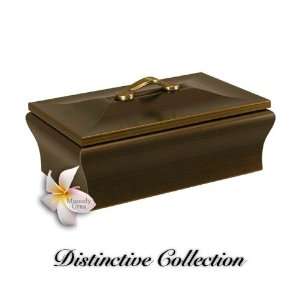  Theron Keepsake with Brass Handle Wood Cremation Urn