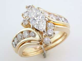 New Zales 2.51ct Certified Diamond 14K Gold Engagement Wedding Ring 
