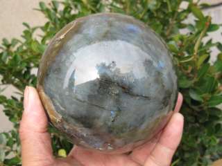 2020g Natural labradorite Quartz Crystal Sphere NO.110622  
