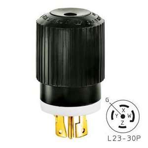   ® Plug, L23 20, 20a, 3ph 347/600v Ac, Black/White: Home Improvement