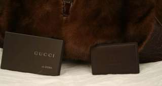 NEW GUCCI Purse Mink Brown Leather /w Dust Bag $6000  