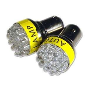  Generic LED 1157 Y19: LED 1157 Super Yellow 19 Round Light 
