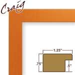 Custom Orange Colori Picture Frames (9 Panoramic)  