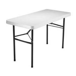  4 Foot Commercialtable with Folding Legs and Retractable 