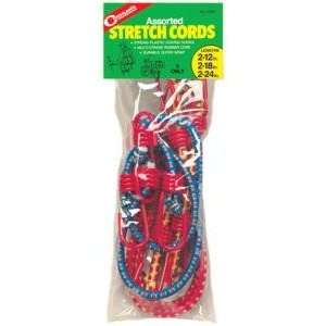  Assorted Stretch Bungee Cords   6 Pack: Sports & Outdoors