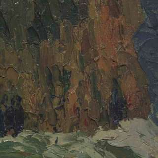 Yarnall Abbott (1870 1938) Water Over Rocks Oil Painting  