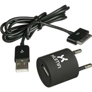  Xuma USB Wall Charger with iPod/iPhone Charge & Sync Cable 