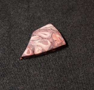 HS Exotica Jasper Freeform Cabochon Pink WoW  