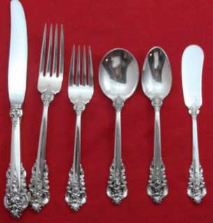   BAROQUE Sterling Silver PLACE SERVICE For 12x7, 84 Pieces  