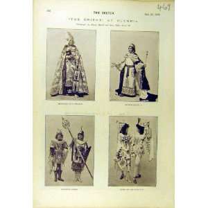  1895 Orient Olympia Theatre Scenes Actors Actress