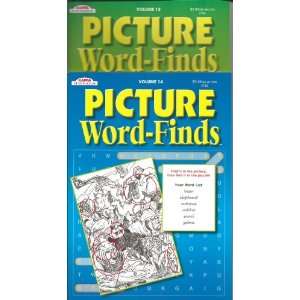  Picture Word Finds 2 Volumes (13 & 14): Toys & Games