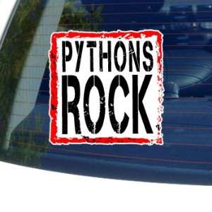  Pythons Rock   Window Bumper Laptop Sticker: Automotive