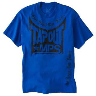 NEW Tapout MMA Fight UFC Vert T shirt Tee M Blue  
