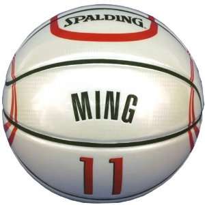 Spalding NBA Yao Ming (Home) Jersey Basketball Sports 