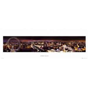  Buildings Posters London Eye   England   11.9x35.7 inches 