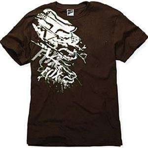  Fox Racing Discretion T Shirt   2X Large/Dark Brown 