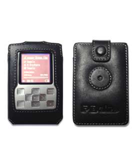 Leather Case for Sony NW HD5 Network Walkman   Sleeve Type (Black)