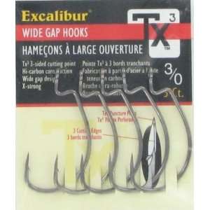  Xcalibur Tx3 Point Wide Gap Hook X Strong Size 3/0 5per pk 
