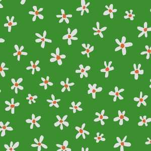  Maisy Fabric by Lucy Cousins Daisies Green: Arts, Crafts 