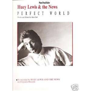   Sheet Music Perfect World Huey Lewis and the News 95 