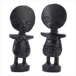 Handmade Wood Carving AFRICAN ASHANTI DOLL Baby Statues~Fertility 