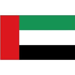  United Arab Emirates Flag 3ft x 5ft Polyester: Patio, Lawn 