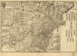 1775 Map the middle British colonies in North America  