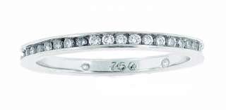 60% Off NEW HIDALGO 18 karat white gold & Channel set Diamond Ring 