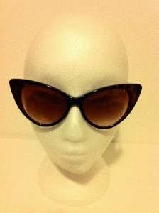   Cat Eye Vintage Designer Young Hollywood Fashion Sunglasses Retro B257