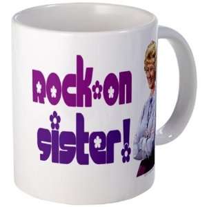  Rock on sister Funny Mug by CafePress: Kitchen & Dining