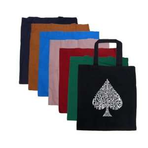   Brown Spade Tote Bag   Created out of Order of Winning Poker Hands