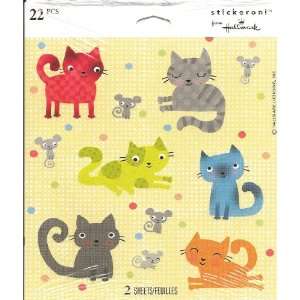  Cute Cats and Mice Scrapbook Stickers (SS5070): Arts 
