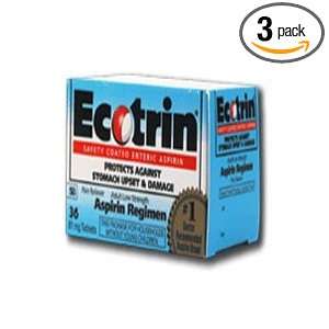  Ecotrin Low Strength Aspirin, 81 mg, Adult, 45 Tablets 