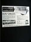 1925 Horace E Dodge Watercar runabout boat print ad 1  