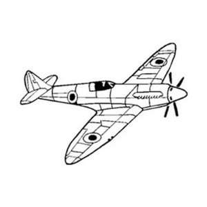  WW2 BRITISH SPITFIRE FIGHTER Vinyl sticker/decal (Aircraft 