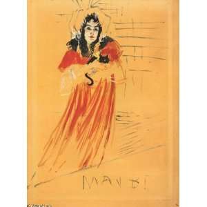   Toulouse Lautrec   24 x 32 inches   Miss May Belfort 1: Home & Kitchen