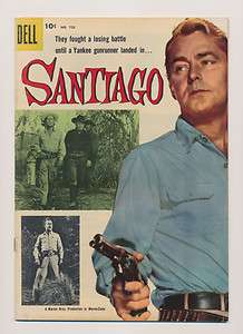   #723 F, Santiago, Photo Cover, Alan Ladd, movie, Dell Comics 1956