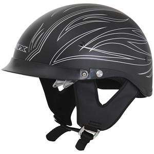  AFX FX 200 Pinstripe Helmet   2X Large/Flat Black w 