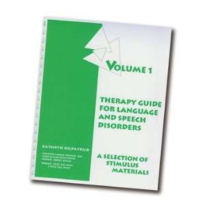  Therapy Guide For Language and Speech Disorders 