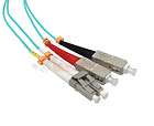 LC to SC Fiber Patch Cable Cord Jumper Duplex 10GB MM 50/125 2M
