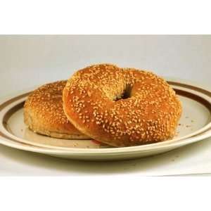  Low Carb Sesame Bagels (Pack of 2):  Grocery & Gourmet Food