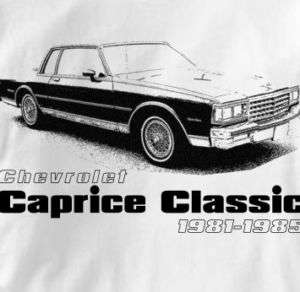 Chevy Caprice 1981 1985 Classic Chevrolet Ca T Shirt XL  
