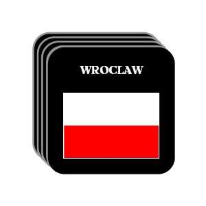  Poland   WROCLAW Set of 4 Mini Mousepad Coasters 