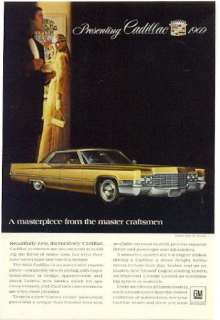 1968 1969 Cadillac Luxury Auto 7 Vintage Print Ads Fleetwood Eldorado 