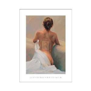  White Satin Poster Print