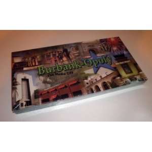  Burbank Opoly The Media City Toys & Games