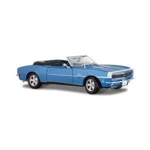   Blue 1968 Chevrolet Camaro Ss 396 Convertible 1:24 Scale: Toys & Games